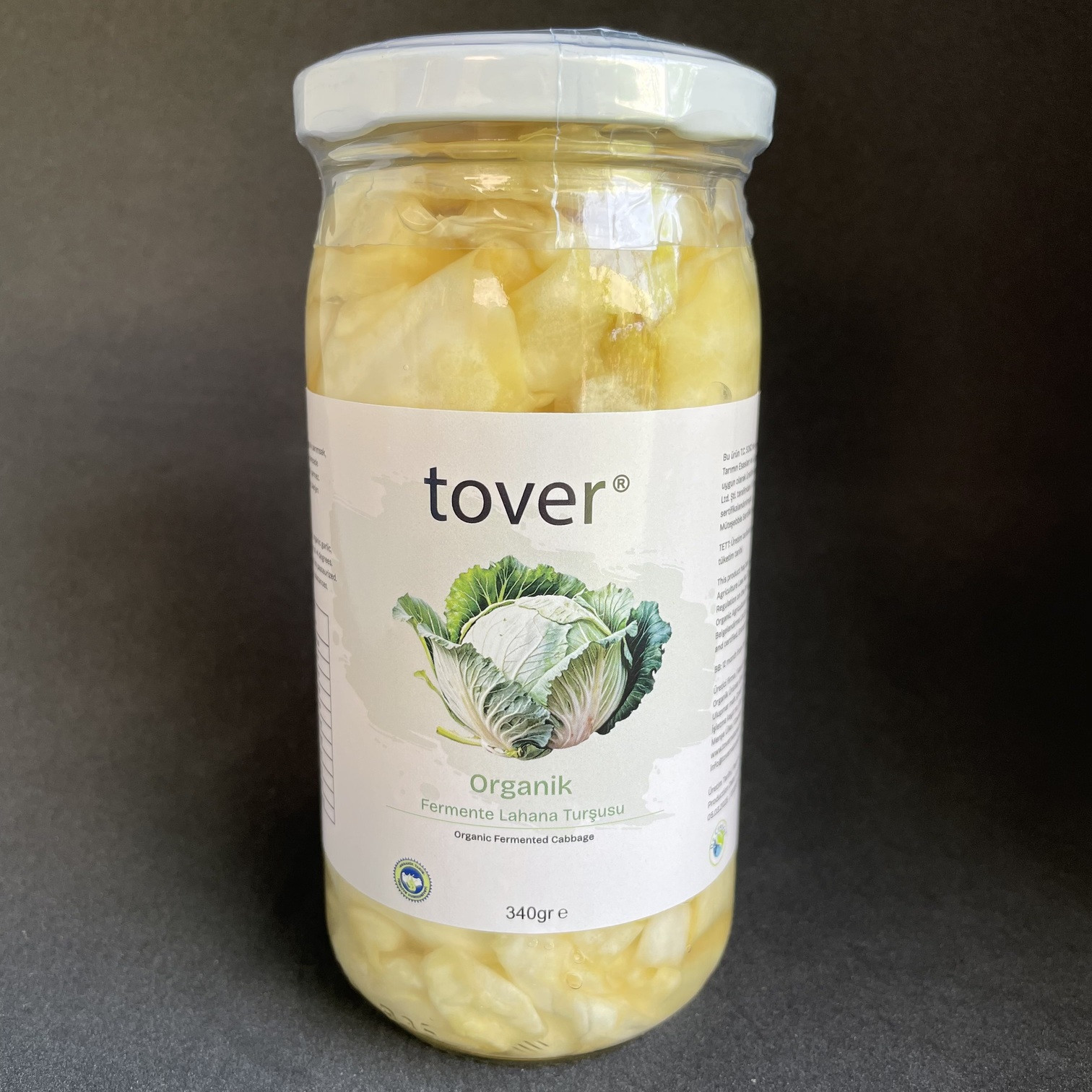 Organik Fermente Lahana Turşusu ( 340gr )