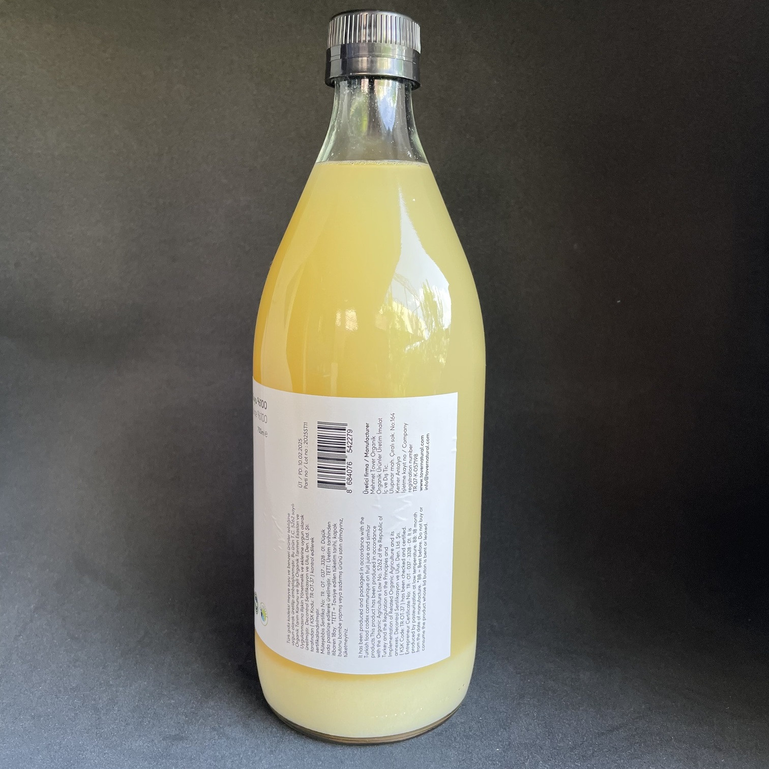 Organik Limon Suyu ( 750ml )