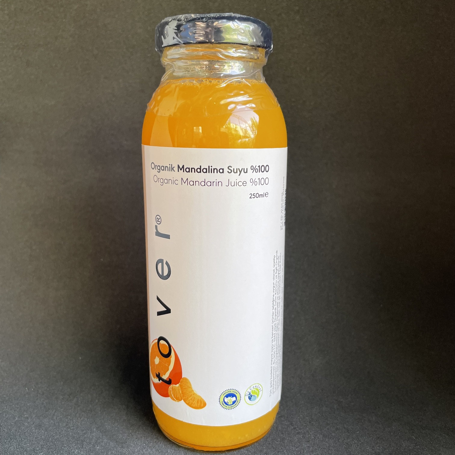 Organik Mandalina Suyu 250ml ( 2 Adet )