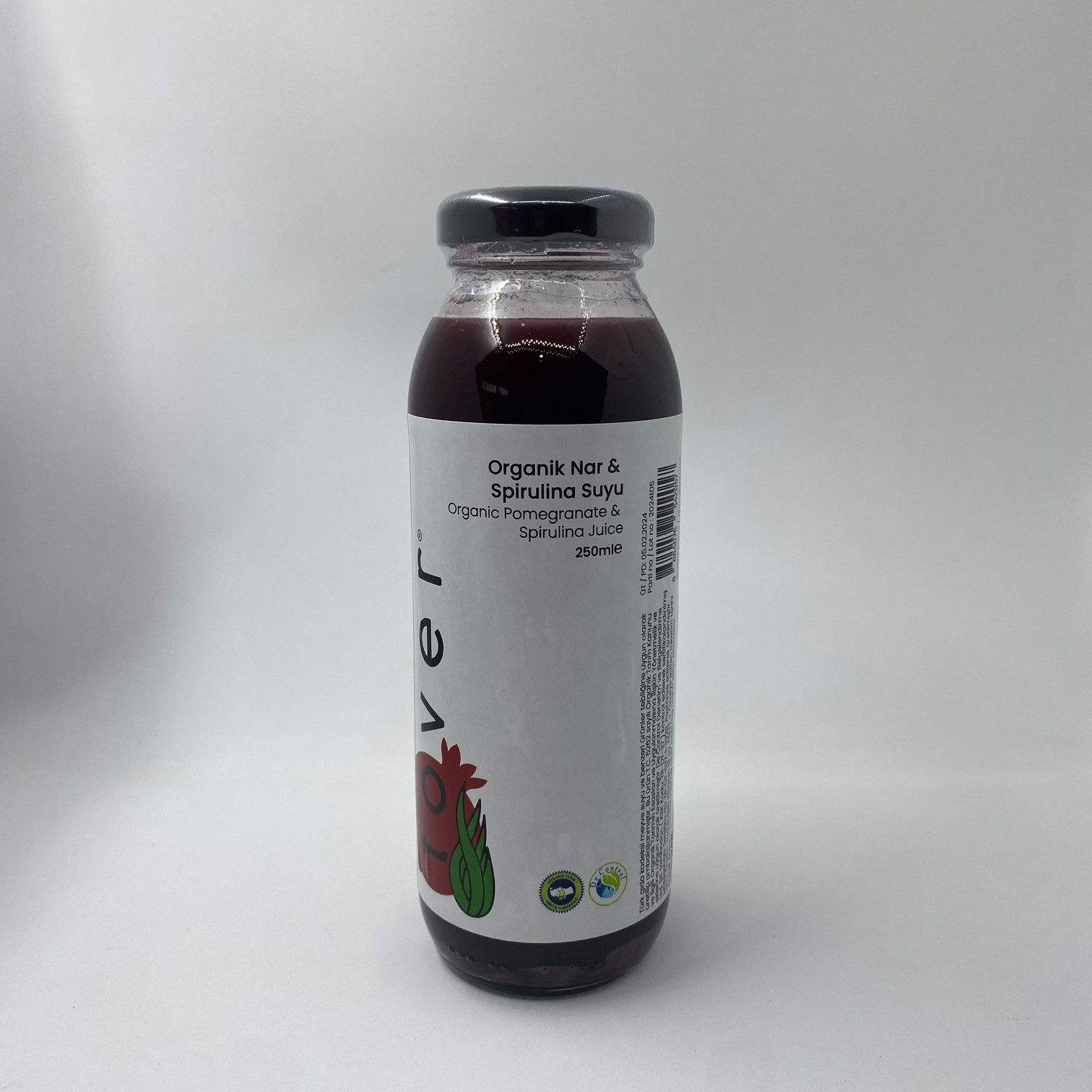 Organik Nar & Spirulina Suyu ( 250ml )